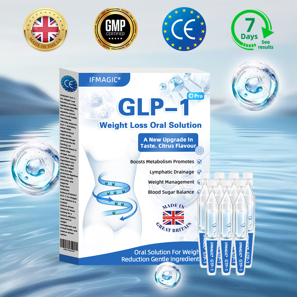 IFMAGIC® GLP-1 Pro Weight Loss Oral Solution👩⚕️One dose a day — see results in 7 days🔥Suitable for obesity, cardiovascular diseases, diabetes, sleep apnea, high cholesterol and blood lipids, joint problems, and various other conditions🌺