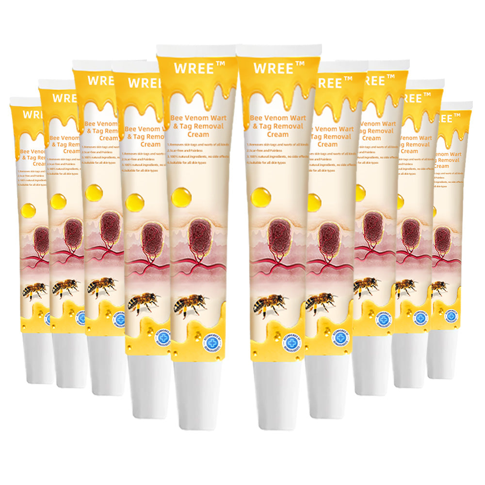 🐹WREE™ Bee Venom Wart & Tag Removal Cream(👨⚕Suitable for all skin types)🐝(🔥Last day promotion 60% off)