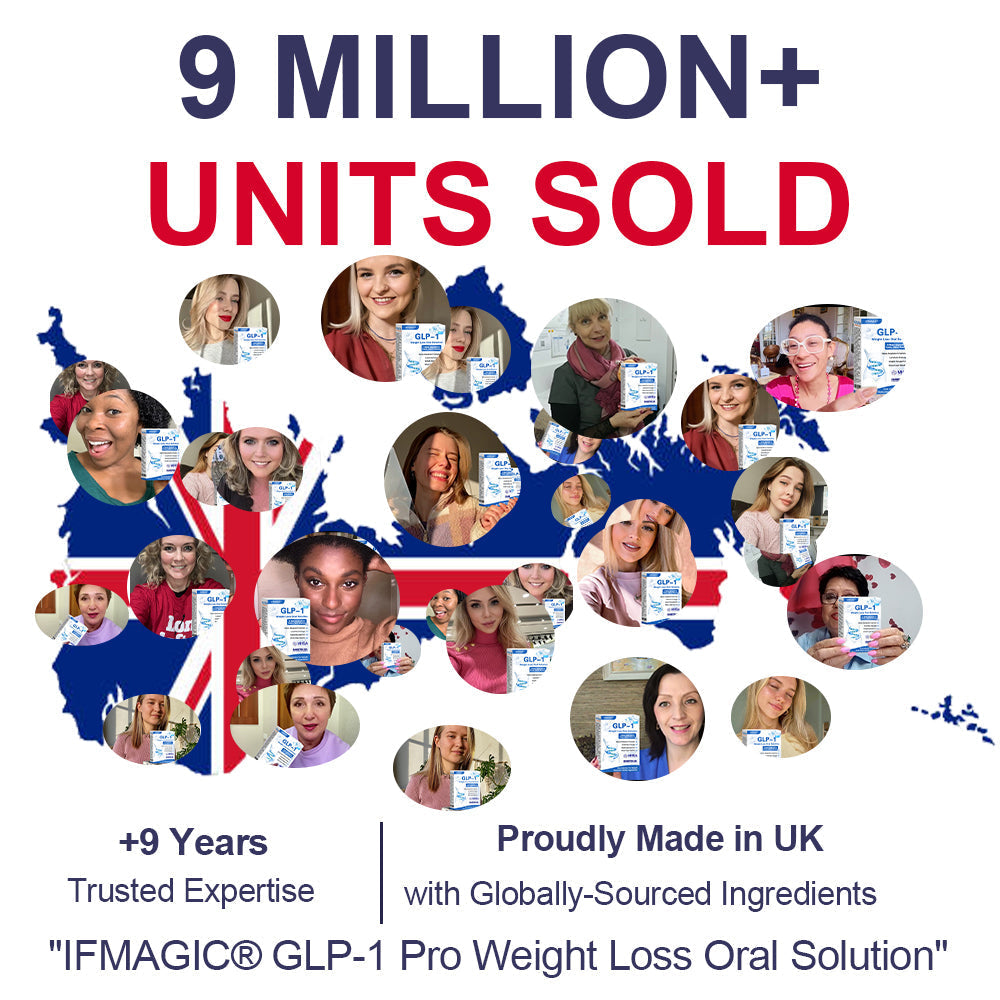 IFMAGIC® GLP-1 Pro Weight Loss Oral Solution👩⚕️One dose a day — see results in 7 days🔥Suitable for obesity, cardiovascular diseases, diabetes, sleep apnea, high cholesterol and blood lipids, joint problems, and various other conditions🌺