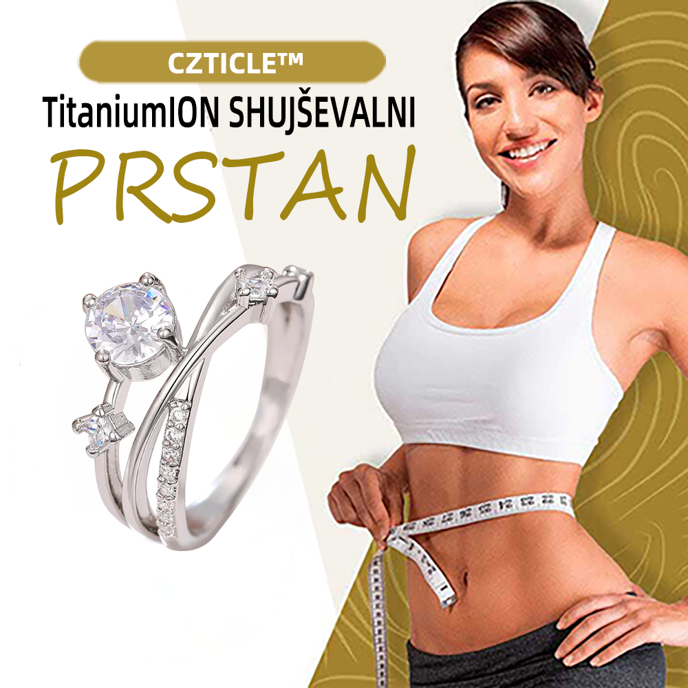 Zadnji dan promocije z 80 % popustom 🔥 -𝘾𝙕𝙏𝙄𝘾𝙇𝙀™ Magnetoterapevtski prstan moissanitnim diamantom 😈