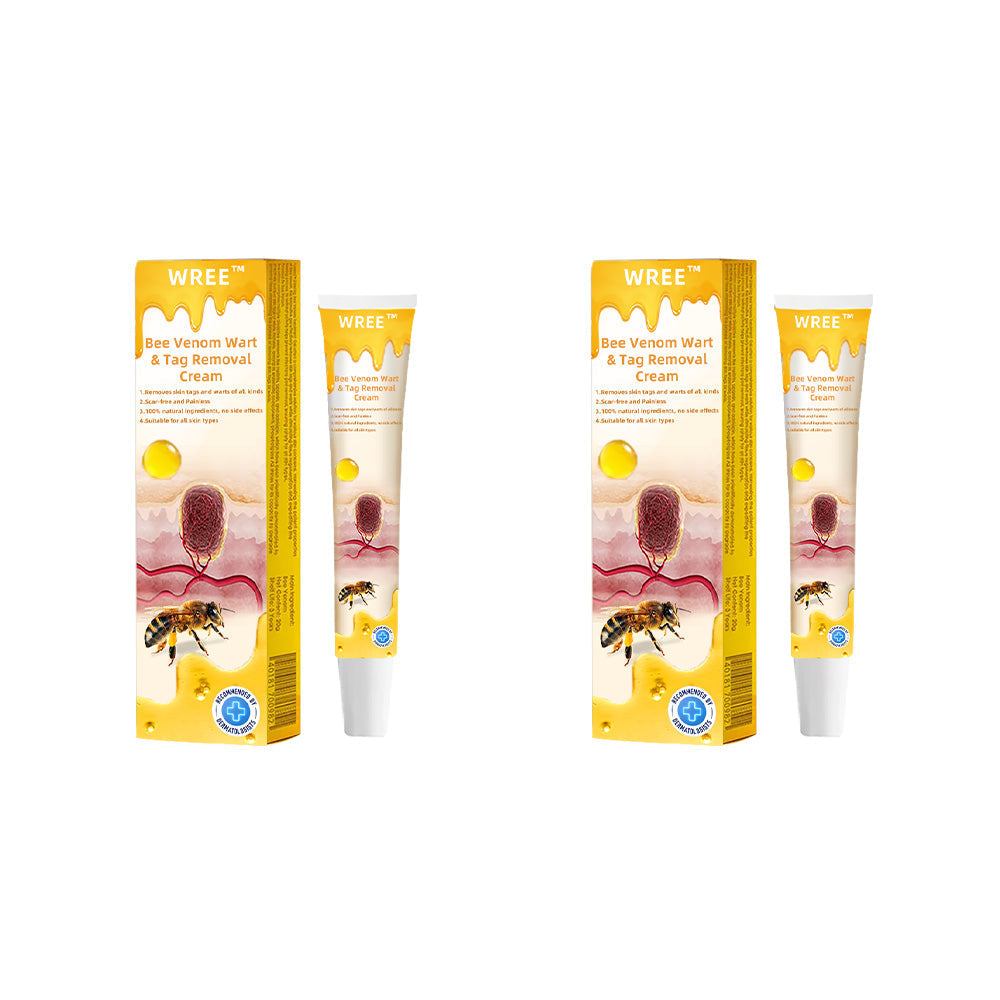 🐹WREE™ Bee Venom Wart & Tag Removal Cream(👨⚕Suitable for all skin types)🐝(🔥Last day promotion 60% off)