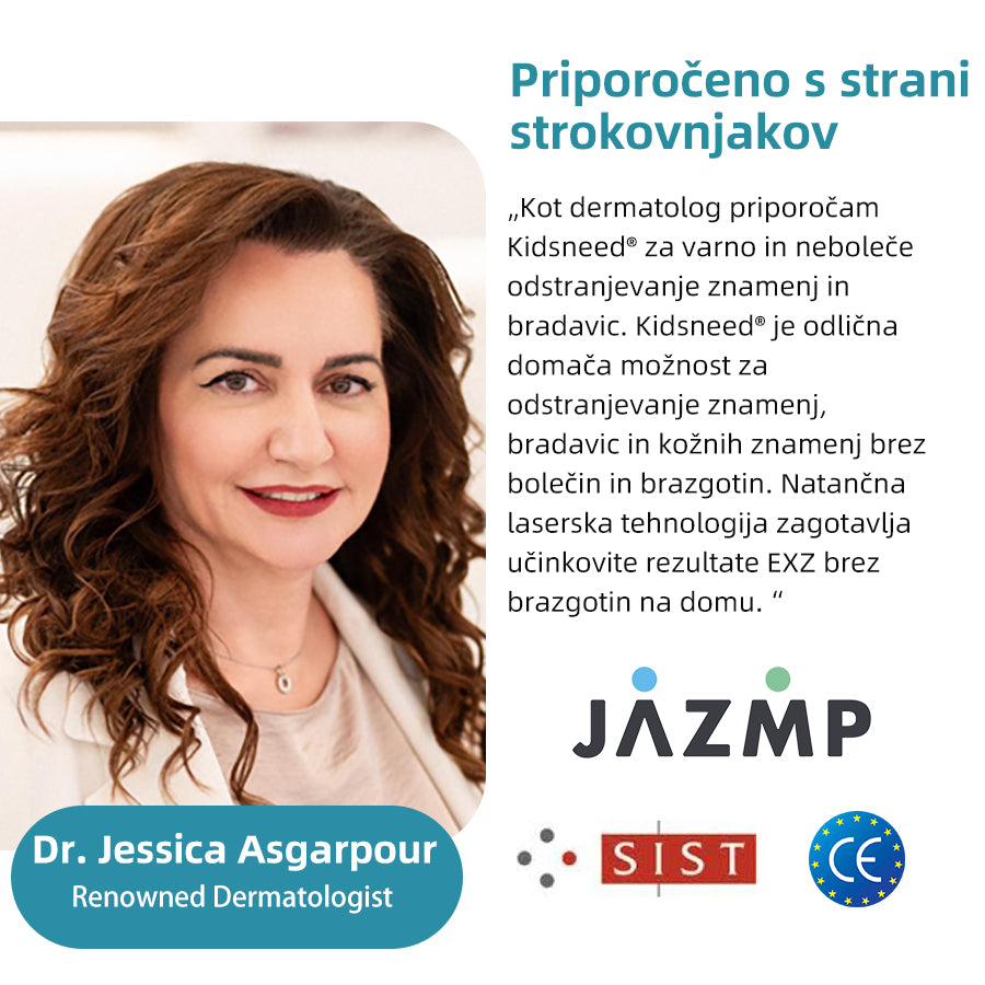KIDSNEED®💃 Neinvazivno lasersko pero za odstranjevanje kretenj in bradavic - močno🔥🔥🔥Priporočilo Slovenskega dermatološkega društva (SDD)